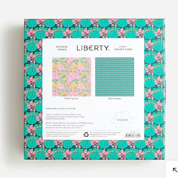 Jcrew Two-sided puzzle in Liberty® print - Picture 3 of 3